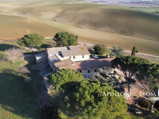 Il Cortile in Val d’Orcia con vista su Pienza, Siena Tosca. 897m² Pienza