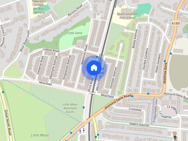 Ilford Road, High West Jesmond, Newcastle Upon Tyne, NE2