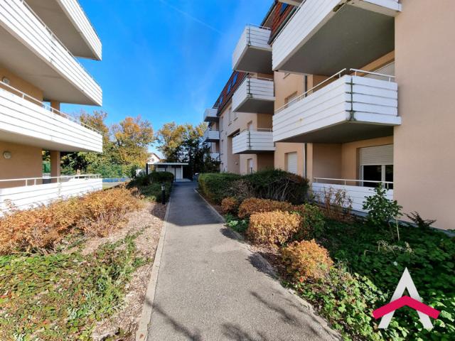 ILLZACH Rue de Milan: T2 de 50 m² avec balcon dans résidence