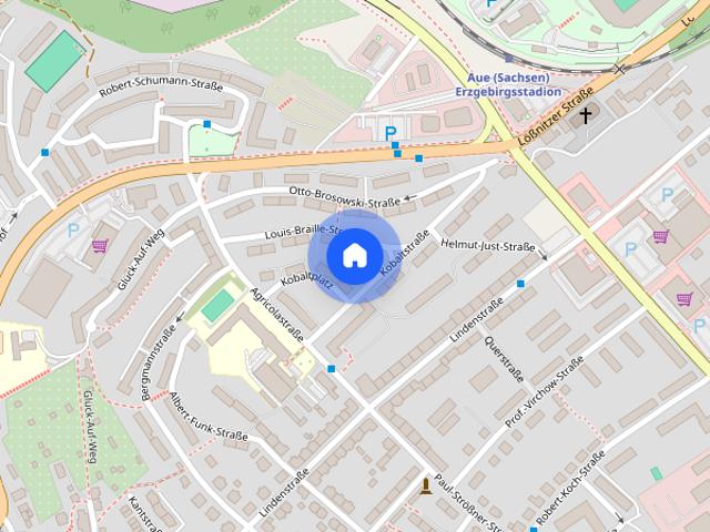 Im Zentrum von Aue!