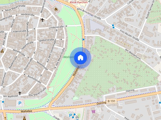 Im Zentrum von Parchim50m² DG Whg. & großer Wohnbereich