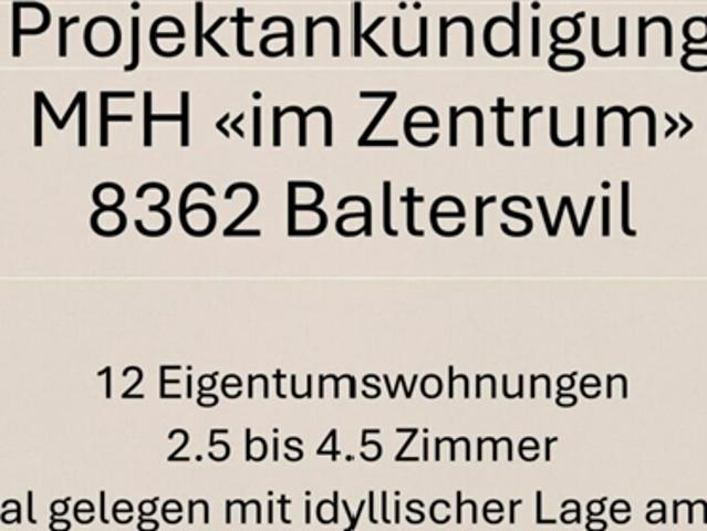Im Zentrum 12 hochwertige Wohnungen