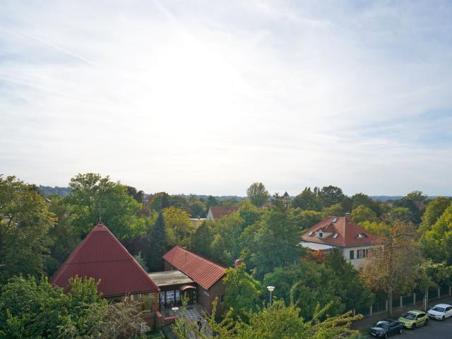 Im Bayrischen Viertel Blick über Plauen