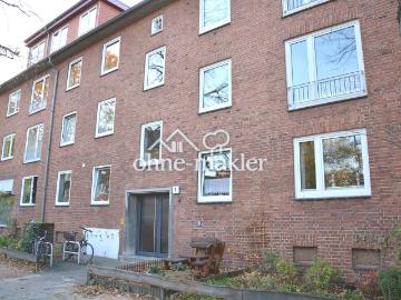 Im beliebten Barmbek Süd! Vermietete 2,5 Zimmer Wohnung