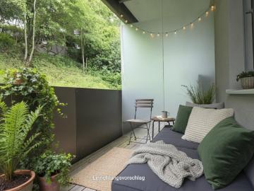 Im GRÜNEN Wohnen 2 Zimmerwohnung mit Balkon