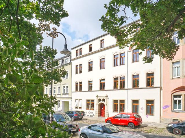 Im Hechtviertel: Balkon + Dusche