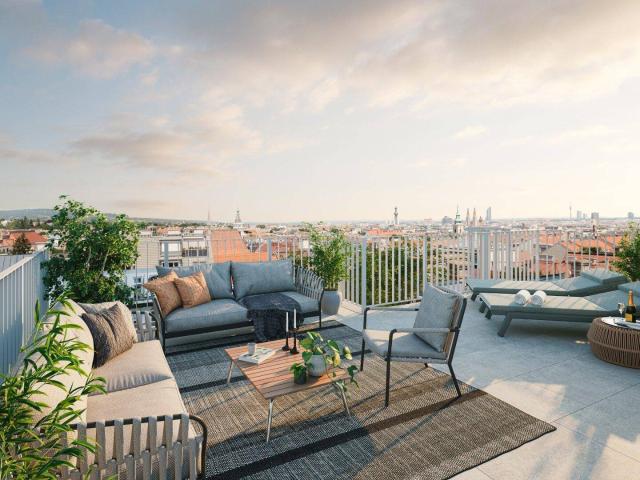IM HERZEN DER ZEIT – Exklusive Dachresidenz mit einzigartiger 360° Panoramaterrasse PROVISIONSFREI