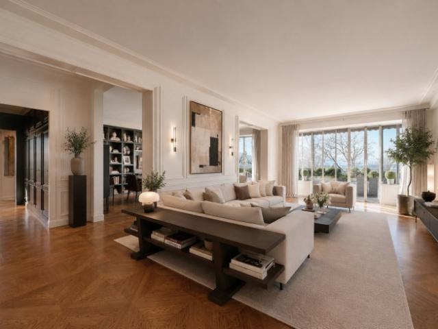 Im Herzen von Ouchy, luxuriöse 7 Zimmer Wohnung mit Blick auf den See