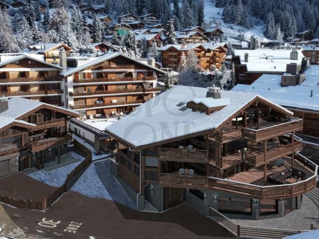 Im Herzen von Verbier gelegen, Chalet im Bau