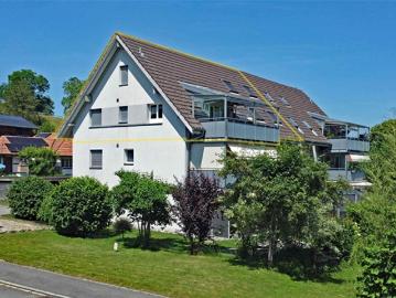 Im schönschte Egge vo Oberburg ä top moderni Wohnig, wo mängs Eifamiliehuus i Schatte stöut