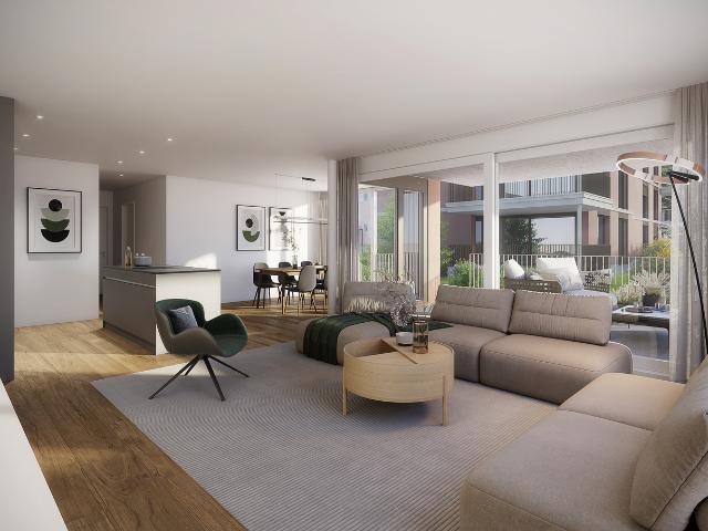 IM STADTPARK IHR ZUHAUSE IM GRÜNEN / 3 ½ ZIMMER NEUBAUWOHNUNGEN