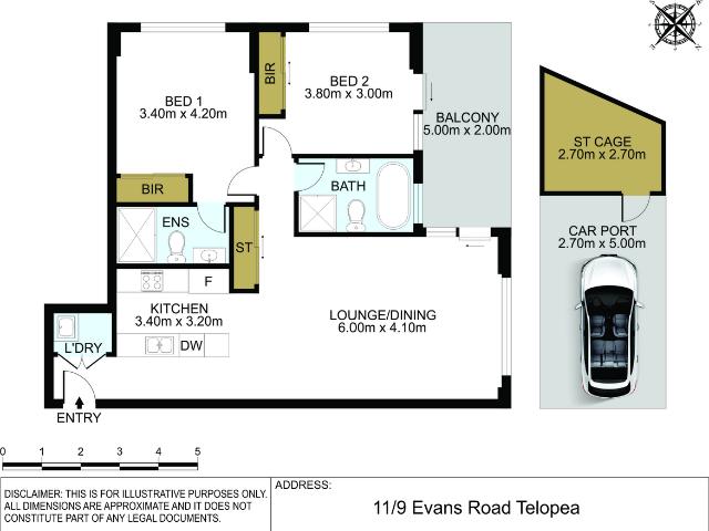 Immaculate Top Floor Apartment with Prime Corner Position