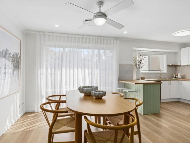 Immaculately renovated throughout with a fresh, contemporary coastal aesthetic
