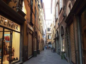 Via Santa Lucia Lucca, Lucca, Lucca Toscana, Toscana