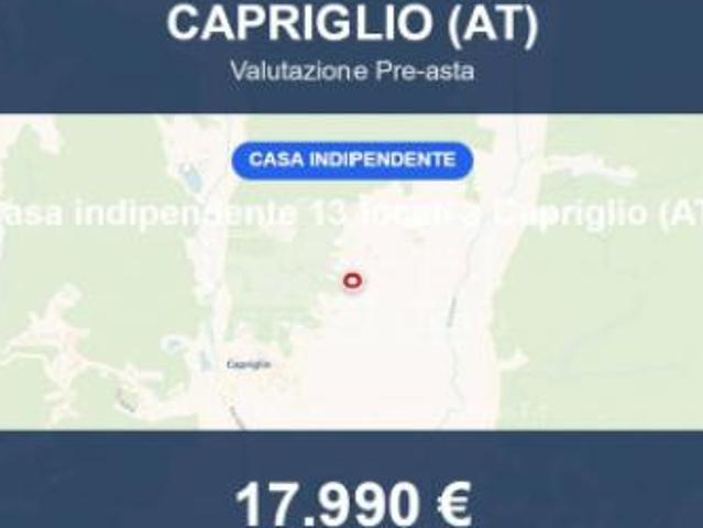Immobile in asta di 294 m con più di 5 locali in vendita a Capriglio