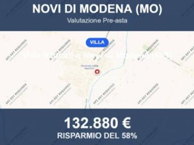 Immobile in asta di 369 m con più di 5 locali e box auto in vendita a Novi di Modena