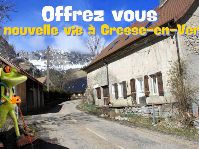 Immobilier à Gresse en Vercors: Ferme du Trèves à vendre sans agence particulier à particulier