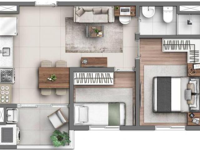 Apartamento em Vila Carmosina, São Paulo/SP de 41m² 2 quartos à venda por R$ 420.000,00