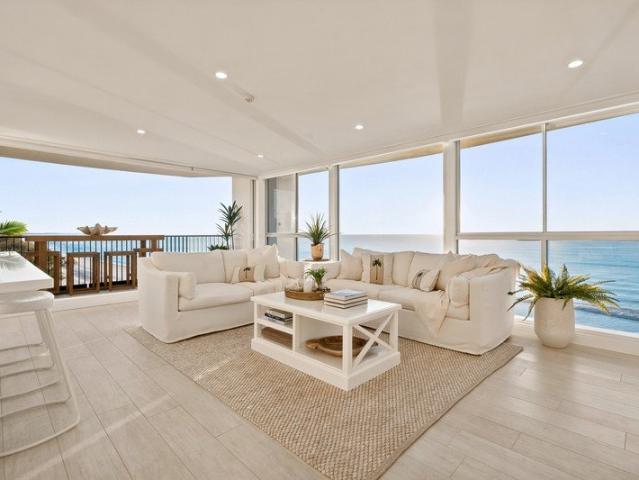 Impeccably Renovated Beachfront Apartment with Uninterrupted Ocean Views