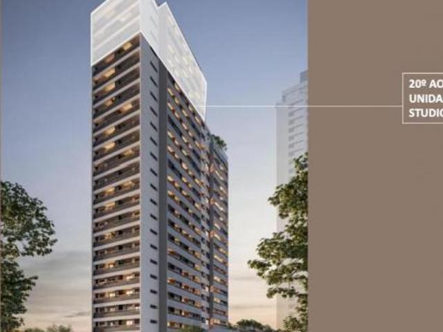 Versátil apartamento para venda em Cidade Monções com 1 quarto, sendo 1 suíte, 24m² elietetufanini