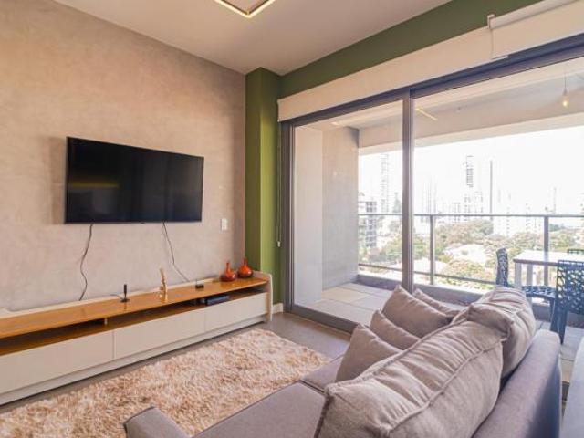 Deslumbrante apartamento para venda em Brooklin Paulista com 1 quarto, sendo 1 suíte, 41m²
