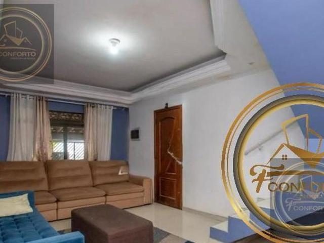 Imperdível sobrado à venda em Guarulhos SP, Parque Continental II: 3 quartos, 1 suíte, 2 salas, 4 ba
