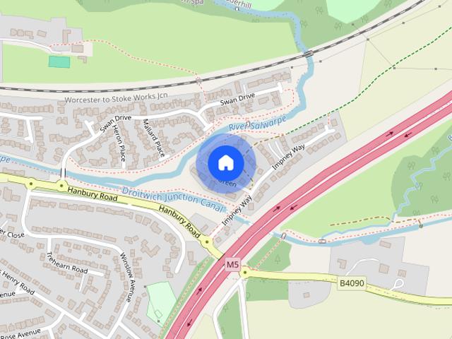 Impney Green, Droitwich Spa, Worcestershire, WR9