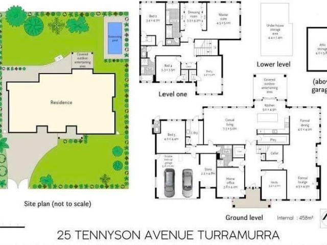 IMPRESSIVE MODERN RESIDENCE IN PRIZED LOCATION 6 Bedroom + 1 study +3 bathroom + 2 Car space