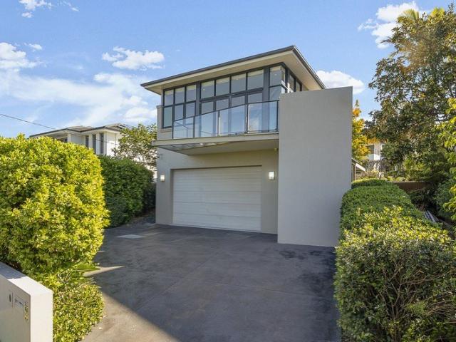 Impressive residence in quiet street setting with district views