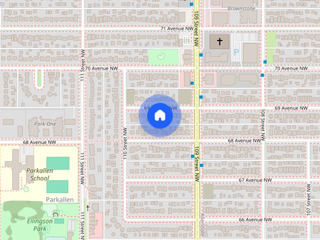 In the heart of Parkallen, 5 minute drive from U of A, and university hospital