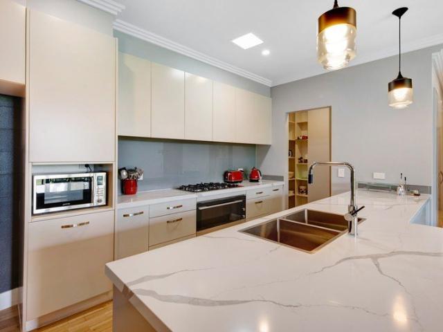In town location, ground level apartment