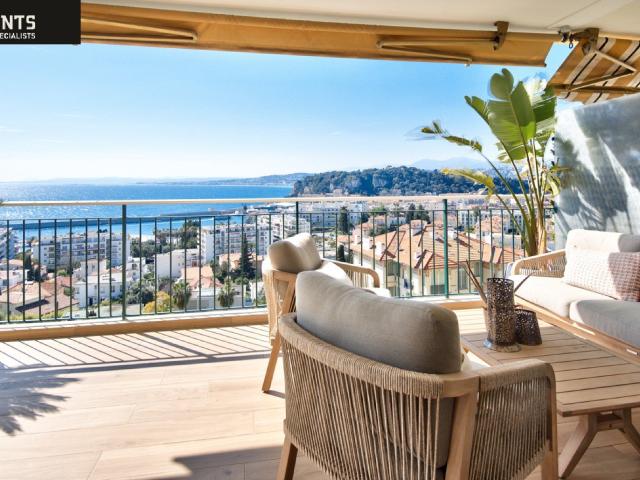 In a small luxury residence with swimming pool overlooking t. 85m² Nice
