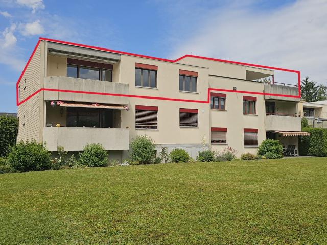 In Bassecourt gibt es ein geräumiges Penthouse mit 7,5 Zimmern zu je 170 m² zum Verkauf
