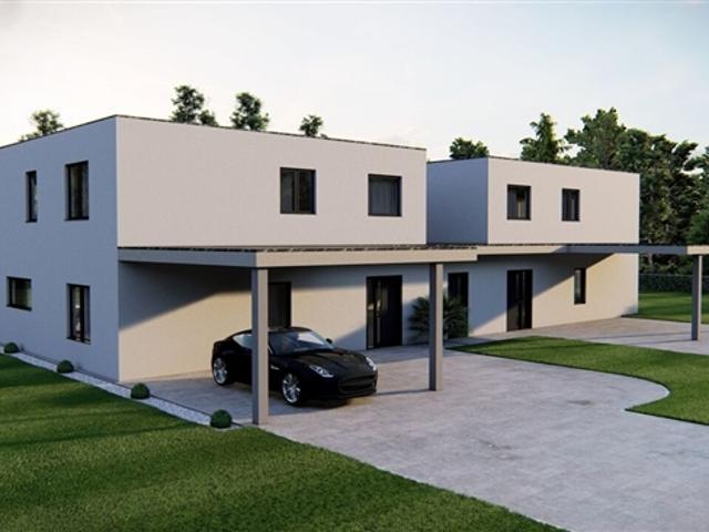 In Courtedoux steht eine hervorragende neue Doppelhaushälfte mit 5,5 Zimmern zum Verkauf