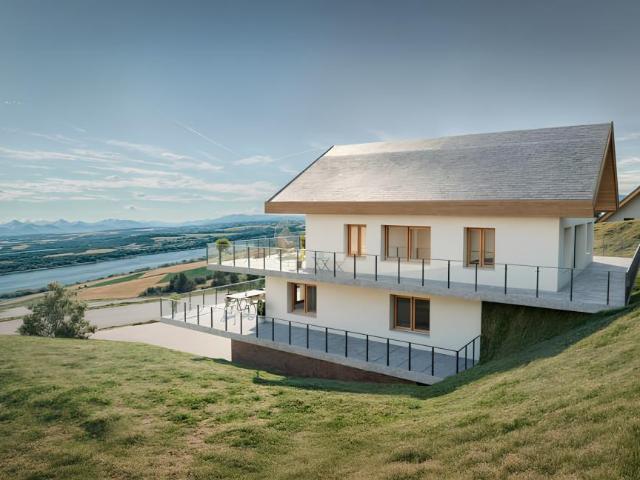 IN DER NÄHE VON YVERDON, WUNDERSCHÖNES PENTHOUSE MIT BLICK AUF DEN SEE