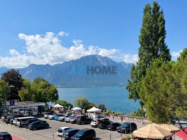 In exklusiver Lage ! Sublime 4,5 Zimmerwohnung gegenüber der Landungsbrücke von Montreux