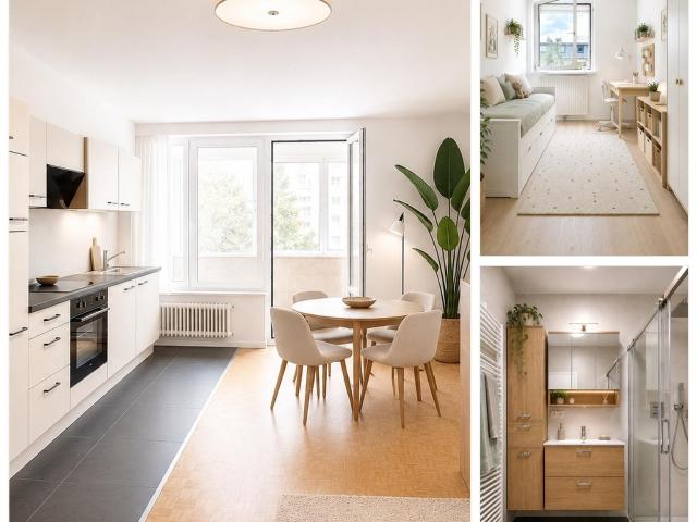 Innenhof Grünruhelage nahe U3: moderner 3 Zimmer Erstbezug mit neuer Küche, Loggia und XXL Regendusche