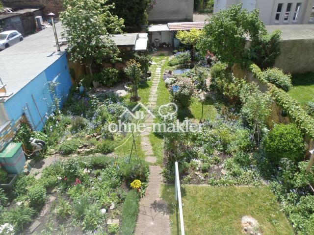 Innenstadtwohnung mit großem Garten
