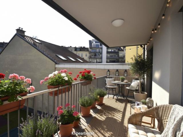 Innerstädtisch wohnen 3 zimmer mit balkon