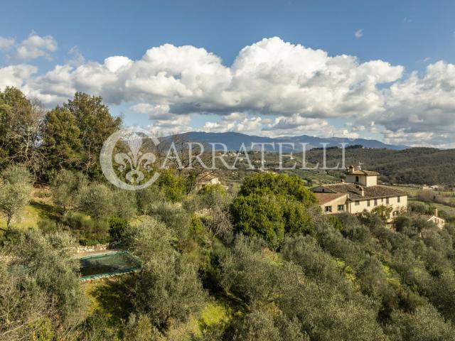 Incantevole villa storica toscana con piscina panoramica e p. 550m² Rignano sull'Arno