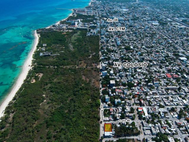 Increible lote mixto de 714 m2 sobre la 5 Avenida, Playa del Carmen