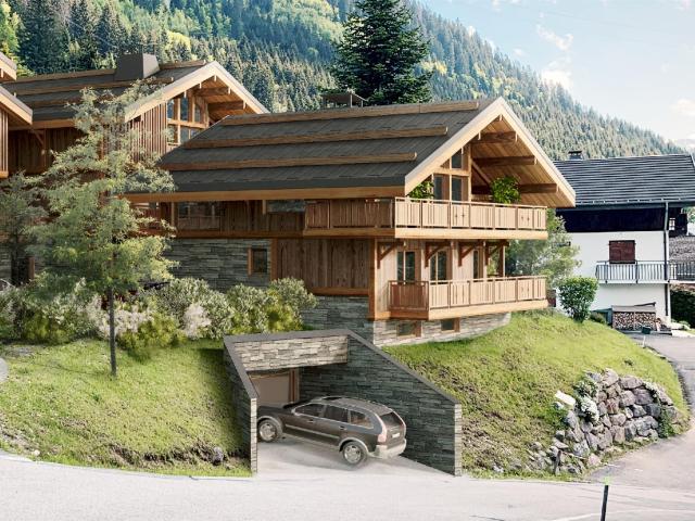 Incroyables chalets luxueux de 4 à 6 chambres dans le centre. m² Châtel