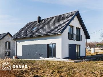 Indywidualny dom 126 m2 z garażem i ogrodem