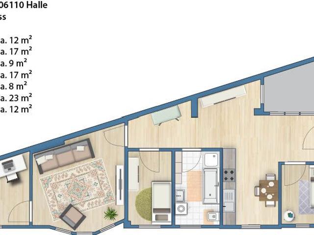 Individuell und gemütlich! Tolle 4 Raum Wohnung am Rannischen Platz