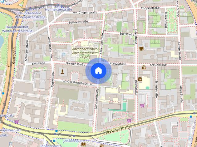 Individuelle 3 Raum Dachgeschosswohnung mit Einbauküche!5 Minuten ins Zentrum!