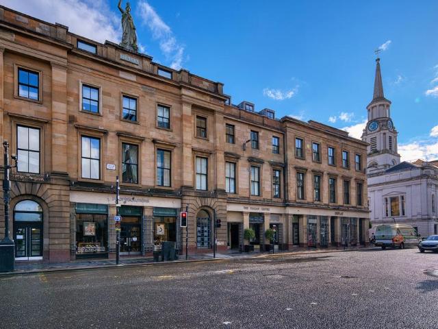 Ingram Street, Merchant City, Glasgow. 2 bed apartment to rent £1,595 pcm £368 pw