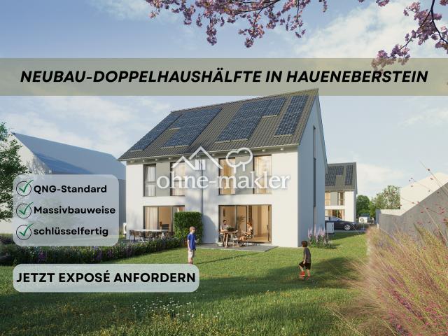 Inkl. Baugenehmigung & Grundstück: Neubau Doppelhaushälfte in Haueneberstein QNG