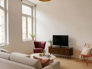Instapklaar éénslaapkamerappartement met veel lichtinval