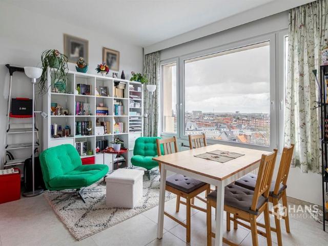 Instapklare studio 35 m² met balkon in Antwerpen 2018