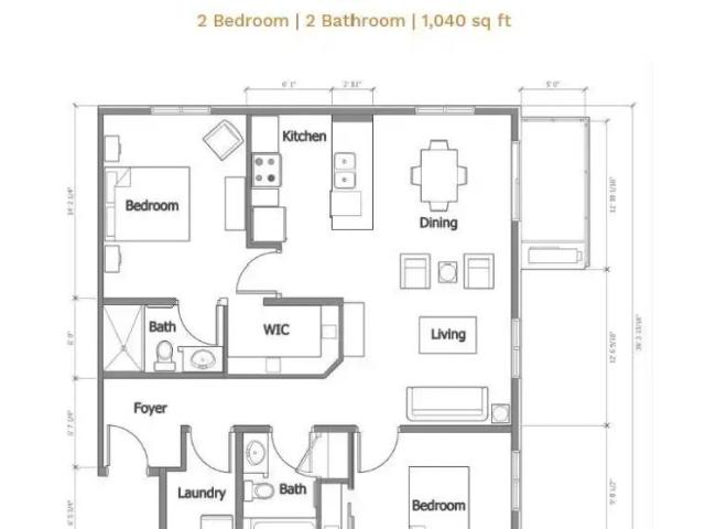 Insignia — 2 Bedroom / 2 Bathroom